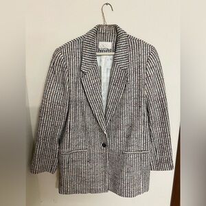 VTG 100% handwoven silk Striped Women's Blazer large